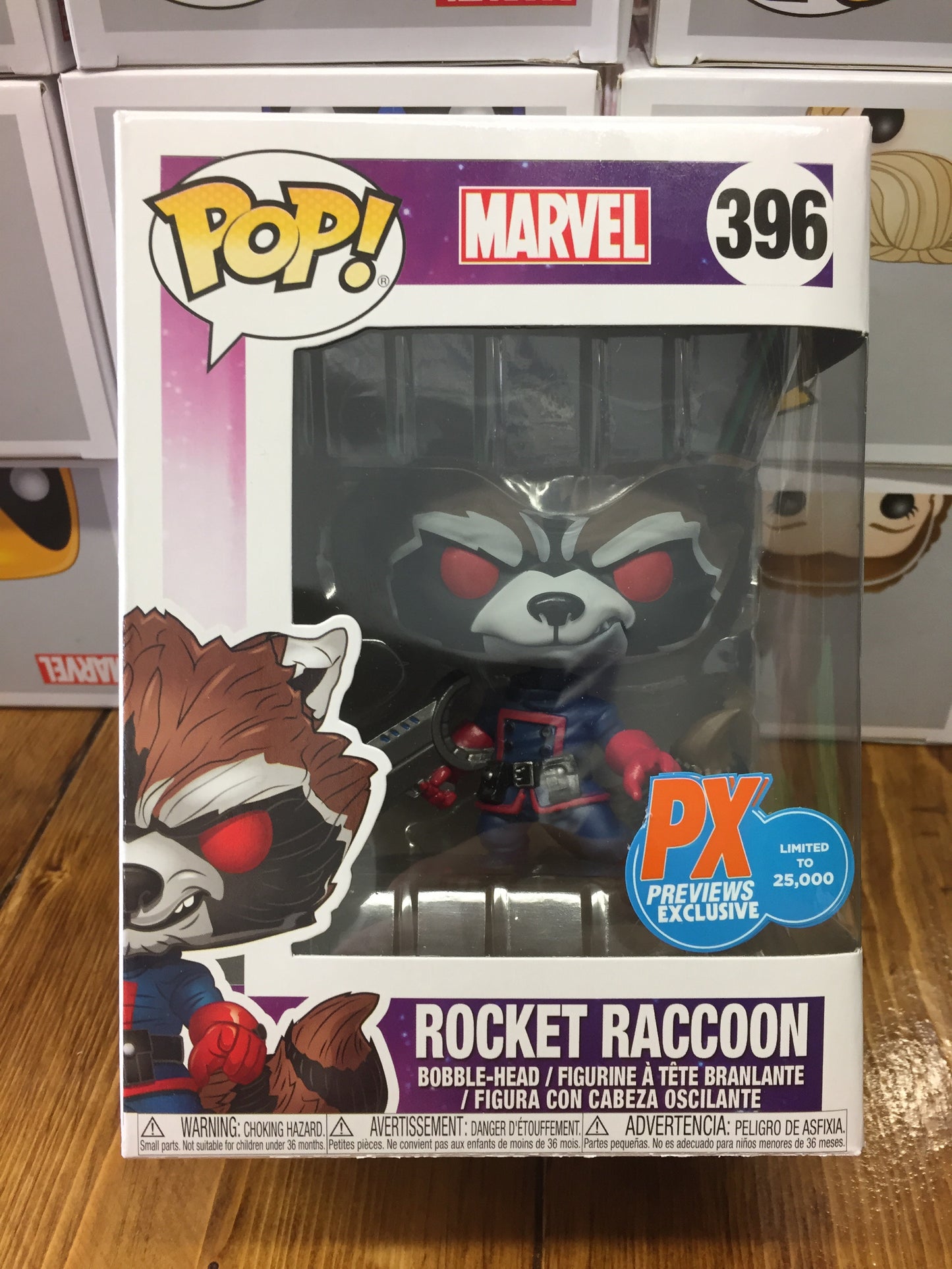 Marvel - Rocket Raccoon #396 - Exclusive Funko Pop Vinyl Figure