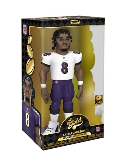 Funko Gold 12” NFL: Ravens Lamar Jackson Vinyl Figure