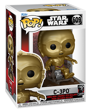 Star Wars RotJ 40th- C3P0 (in chair) #609 Funko Pop! Vinyl Figure