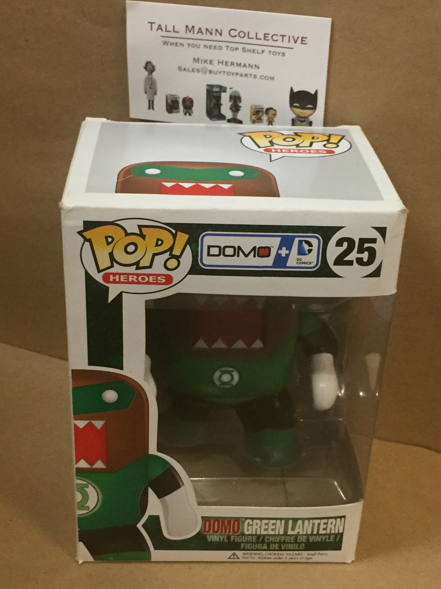 Domo Green Lantern DC Hero Funko Pop! Vinyl figure STORE