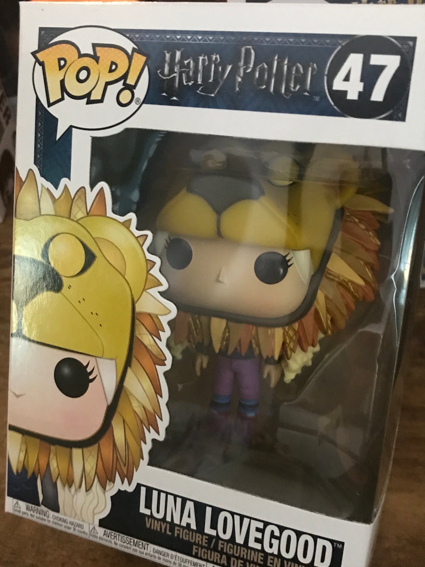 Harry Potter Luna Lovegood lion hat 47 Funko Pop! Vinyl figure