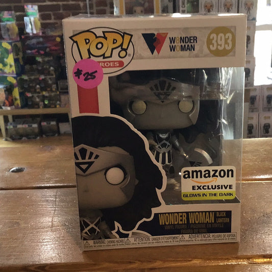 Wonder Woman 80th Anniversary Black Lantern exclusive GITD Funko Pop! Vinyl figure dc comics