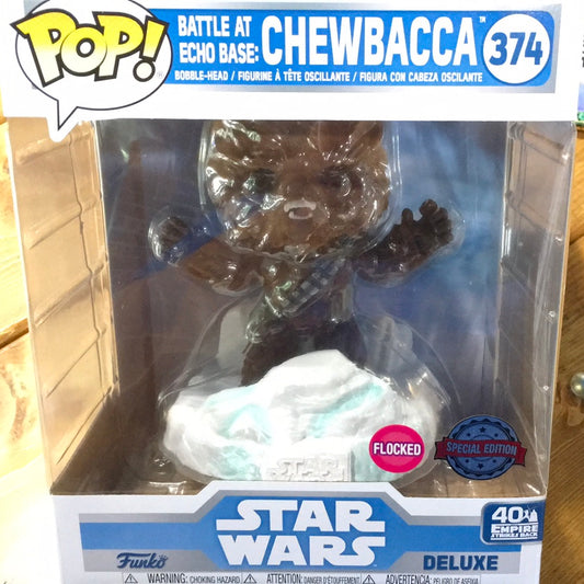 Star Wars Chewbacca flocked echo base 374 exclusive Funko Pop! Vinyl figure