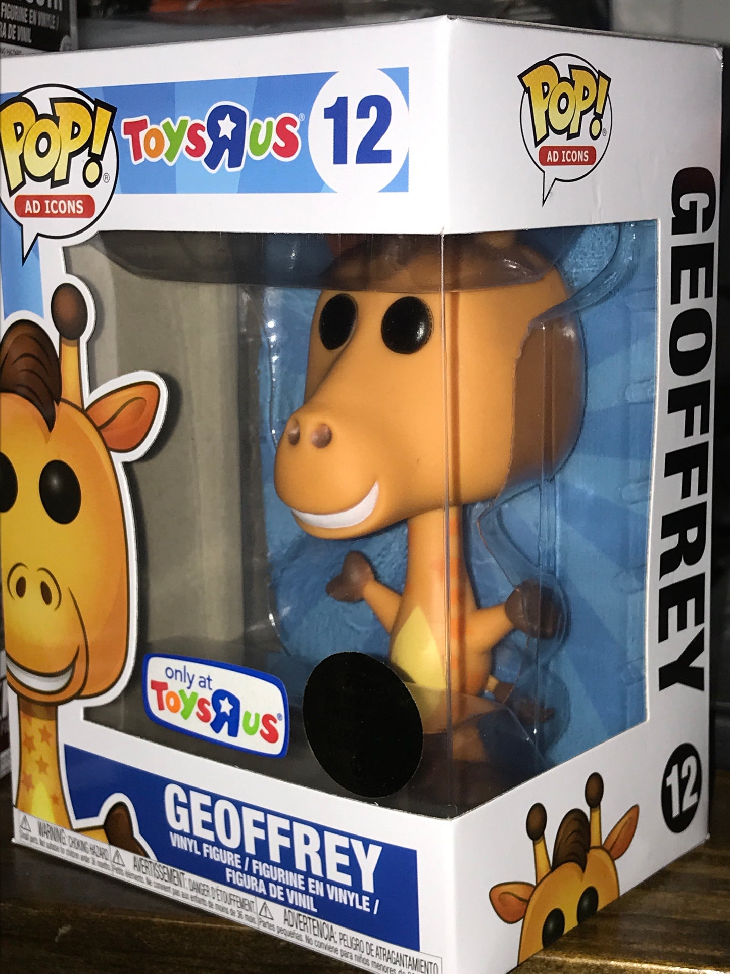 Geoffrey sealed Toys R Us exclusive Funko Pop! vinyl figure icons