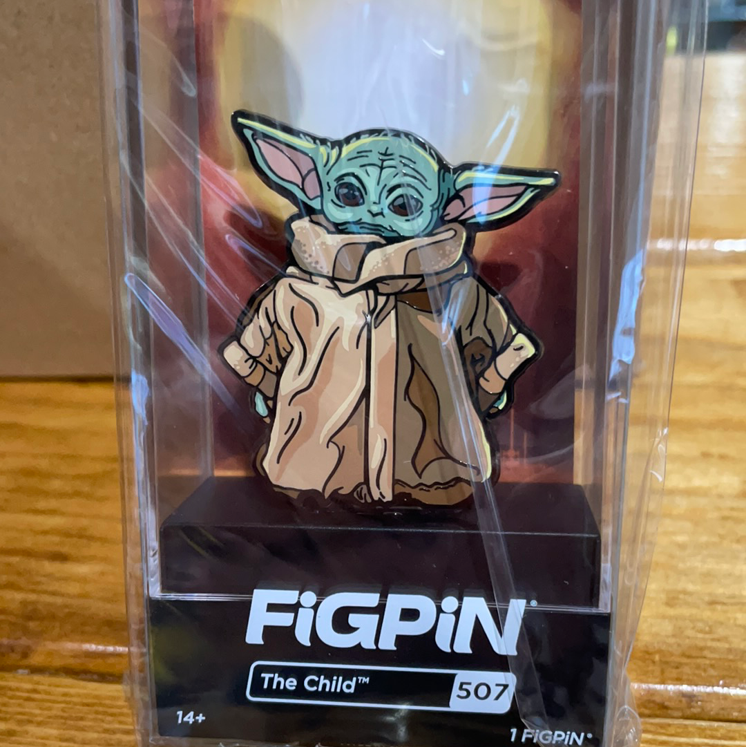 Figpin Mandalorian the child 507 Star Wars pin action figure