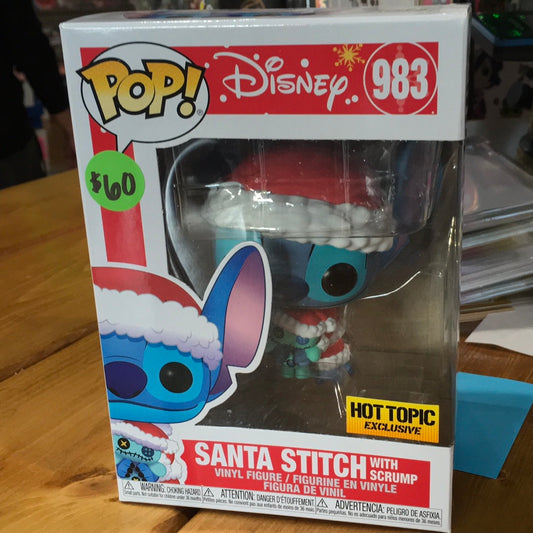 Disney Santa Stitch with Scrump 983 Funko Pop! Vinyl figure