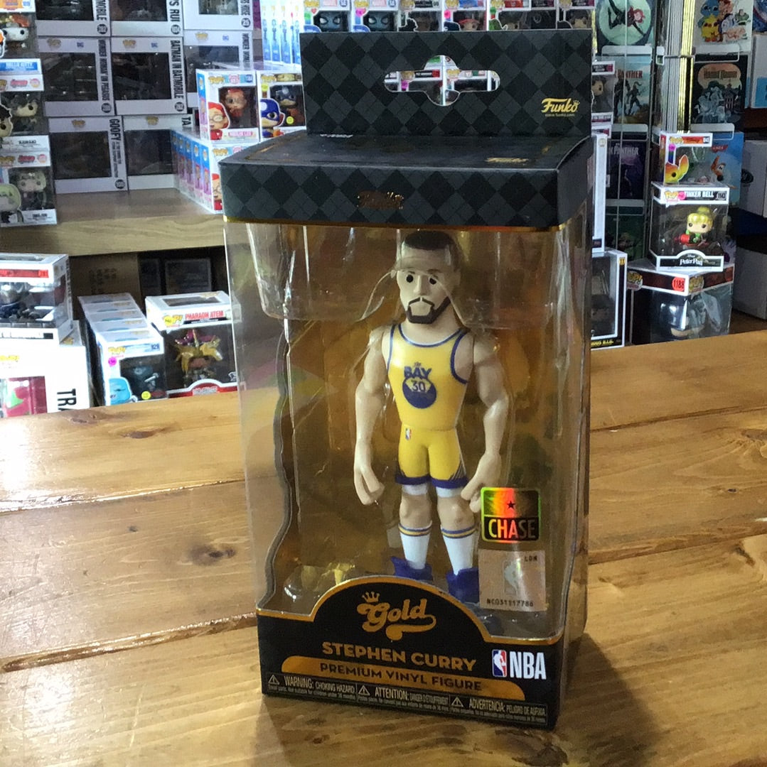 Funko Gold 5" - Warriors Stephen Curry (City Uniform) - NBA Vinyl Figure (sports)