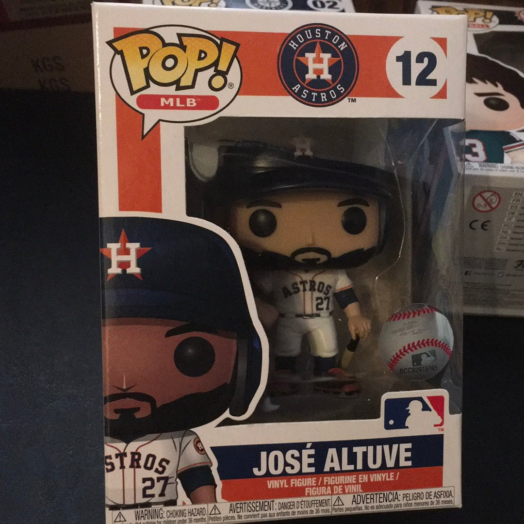 MLB Astros Jose Altuve white jersey Funko Pop! Vinyl figure Sports