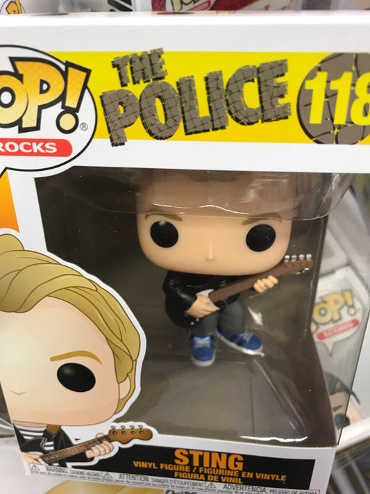 The Police Sting 110 rocks Funko Pop! Vinyl figure