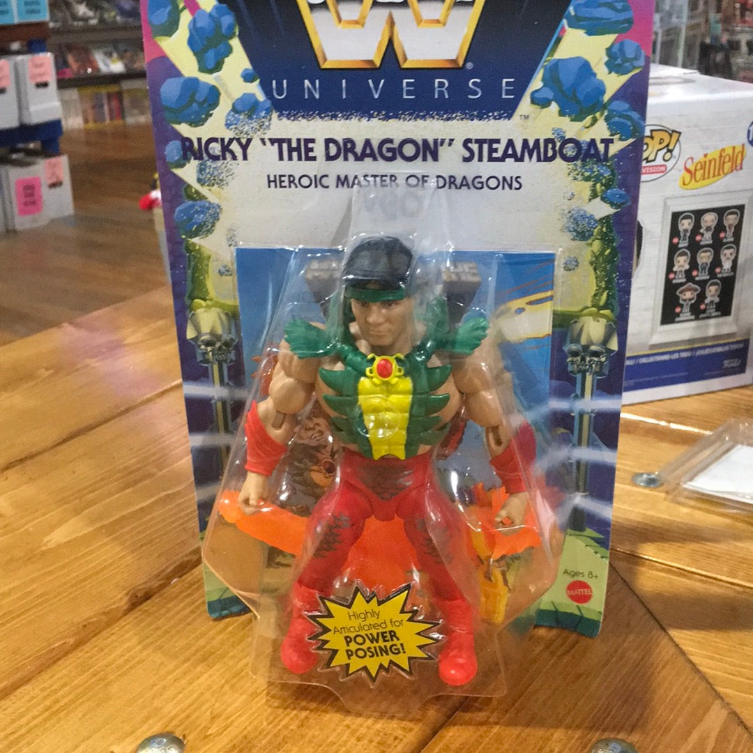 MOTU WWE universe exclusive Ricky the Dragon Steamboat action Figure
