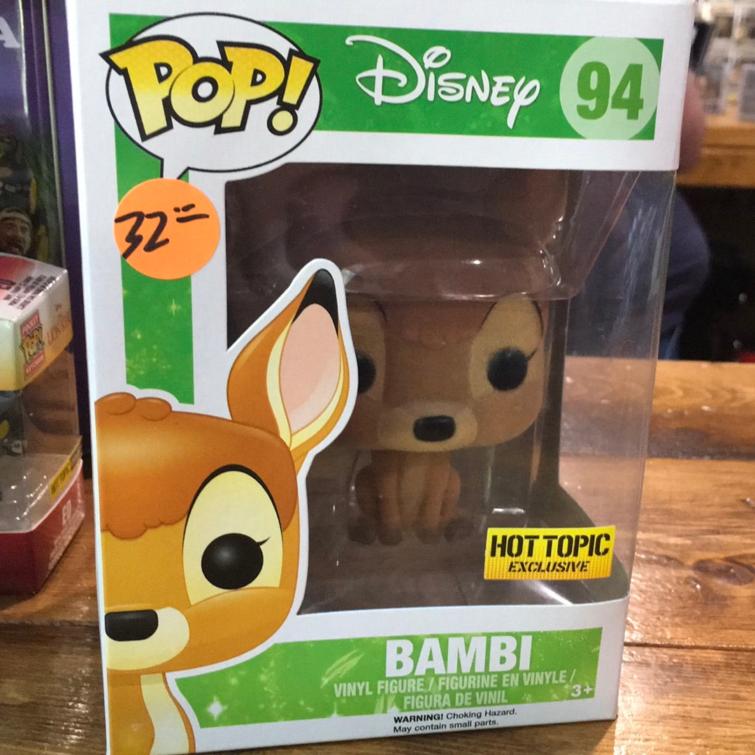 Disney Bambi #94 Flocked Exclusive Funko Pop! Vinyl Figure (icons)
