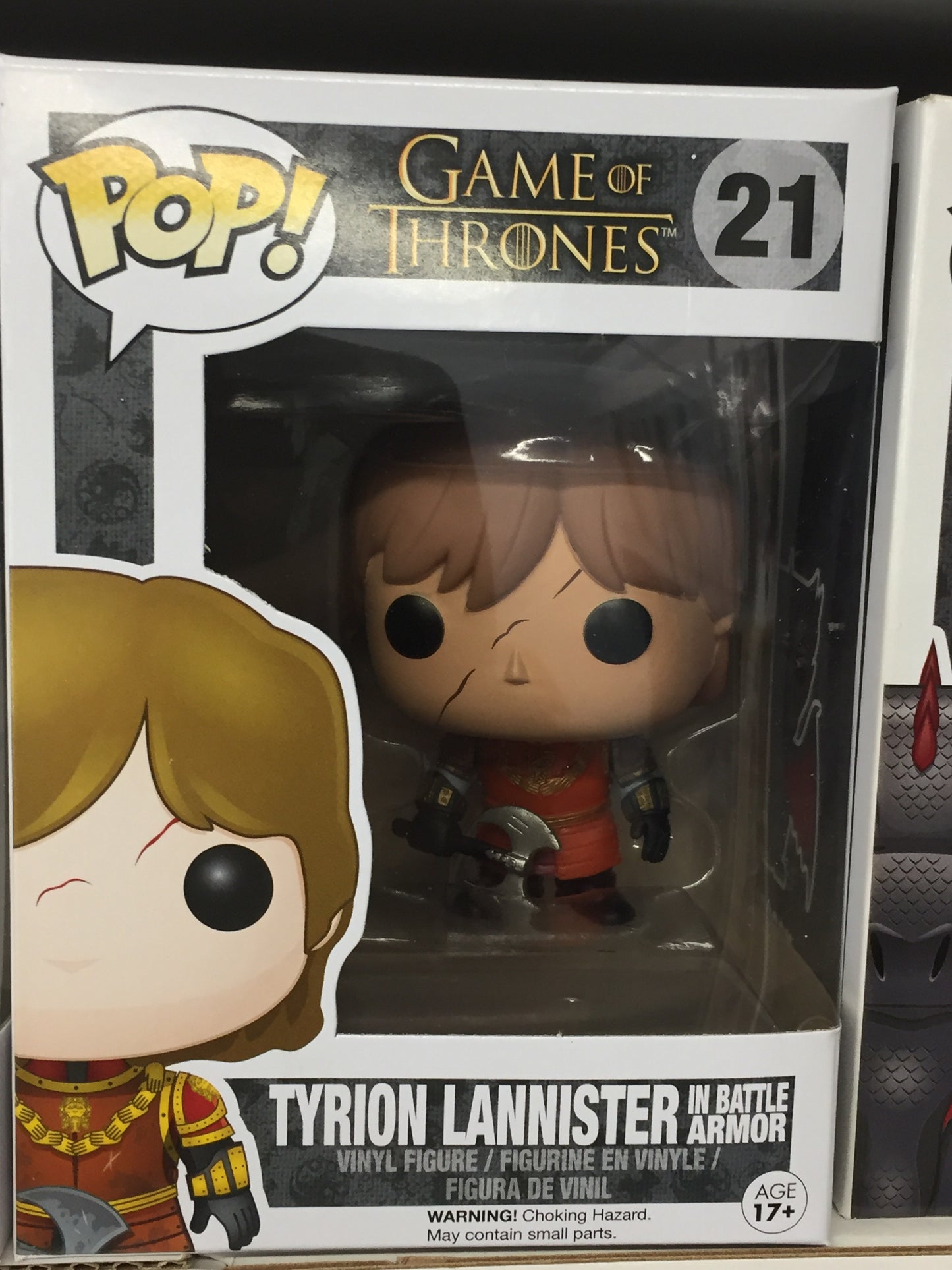 GOT Game of Thrones Tyrion Lannister battle armor Funko Pop vinyl Figure