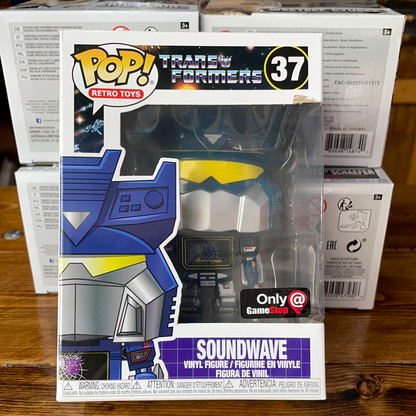 Hasbro retro toys Transformers Soundwave 37 exclusive Funko Pop! Vinyl figure cartoon