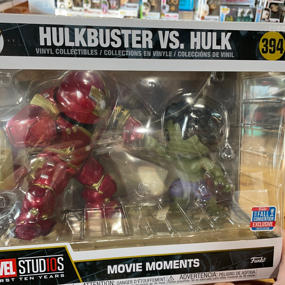 Hulk vs Hulkbuster movie moments Funko Pop! Vinyl figure marvel