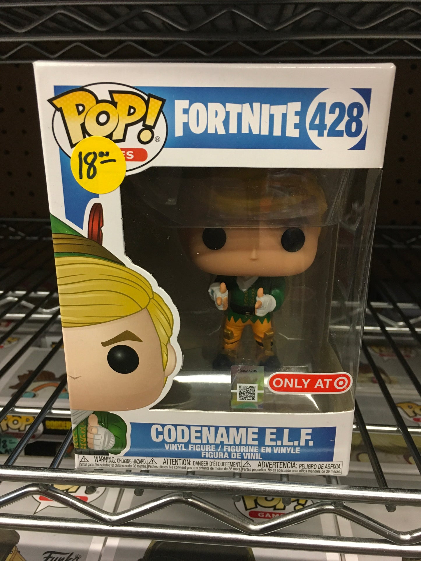 Fortnite Codename E.L.F. #428 Games Funko Pop! Vinyl Figure 2020
