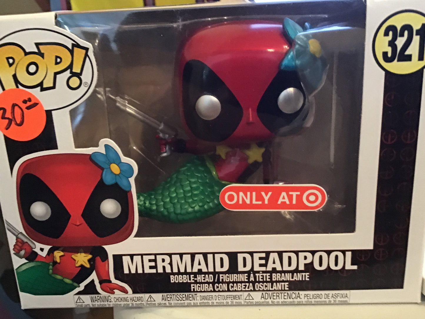 Marvel Mermaid Deadpool Exclusive Funko Pop! Vinyl Figure