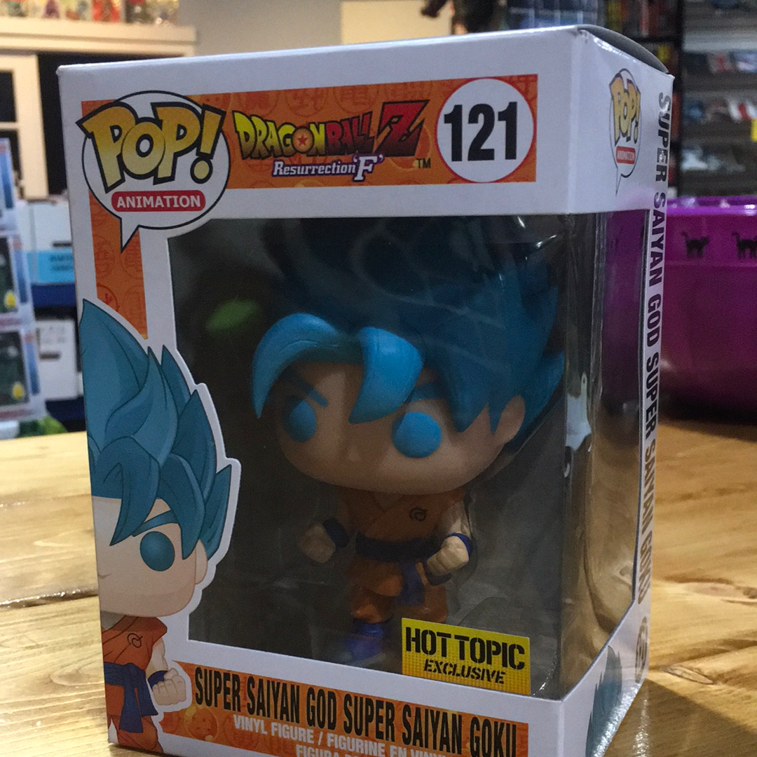 Super Saiyan god Goku 121 exclusive Funko Pop! Vinyl figure anime