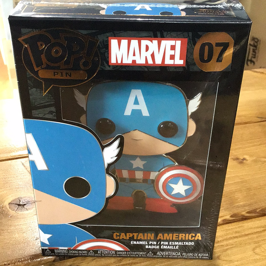 MARVEL COMIC Pins Captain America Funko Pop! Pins
