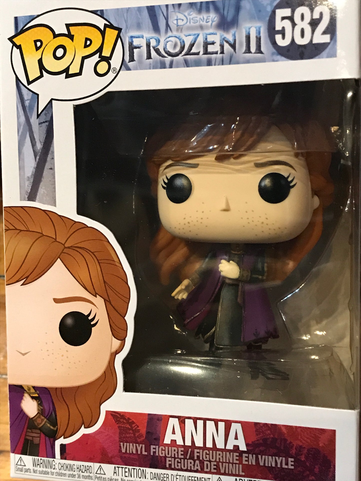 Frozen 2 Anna 582 Funko Pop! Vinyl figure new Disney