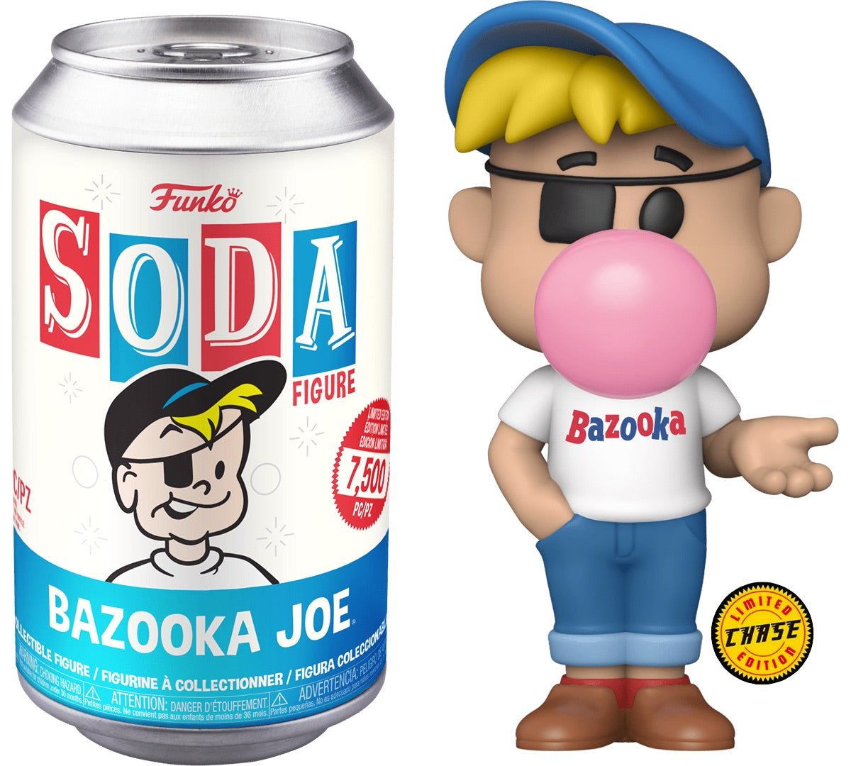 Ad Icons Bazooka Joe Vinyl Soda sealed Mystery Funko figure LIMIT 2
