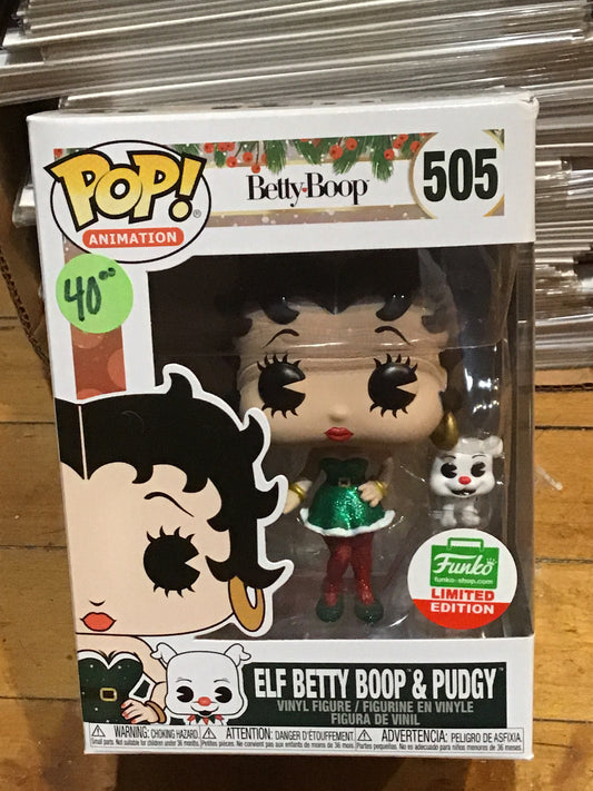 Elf Betty Boop Christmas exclusive Funko Pop! Vinyl figure anime
