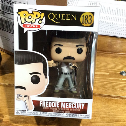 Queen - Freddie Mercury (Live Aid) #183 - Funko Pop! Vinyl Figure (Rocks)