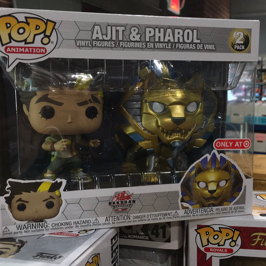 Bakugan Ajit & Pharol exclusive Funko Pop! Vinyl Figure anime