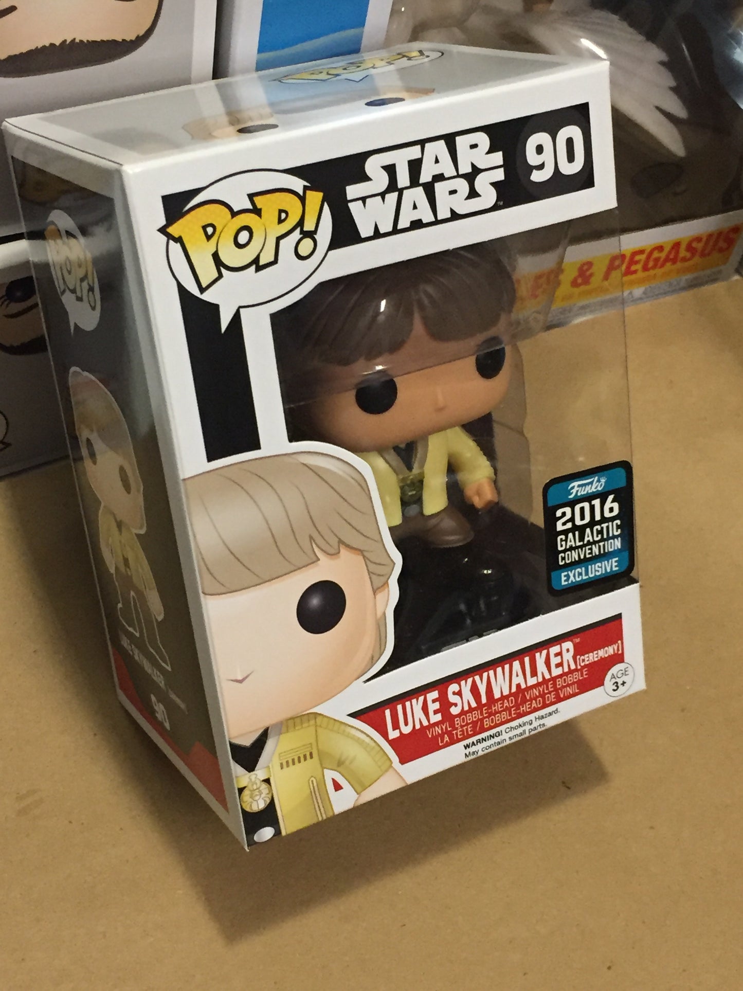 Star Wars Ceremony Luke Skywalker #90 Galactic Convention exclusive Funko Pop! Vinyl Bobble-Head 2020