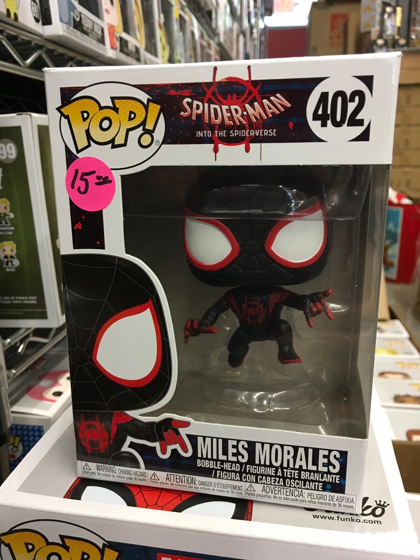Spider-Man 402 Miles Morales Funko Pop! Vinyl figure 2020