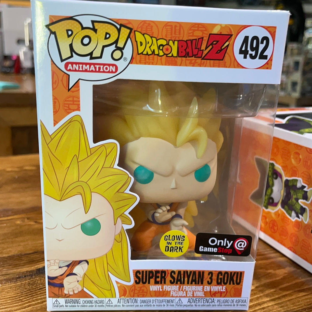 DBZ Super Saiyan 3 Goku exclusive Funko Pop Vinyl Figure anime