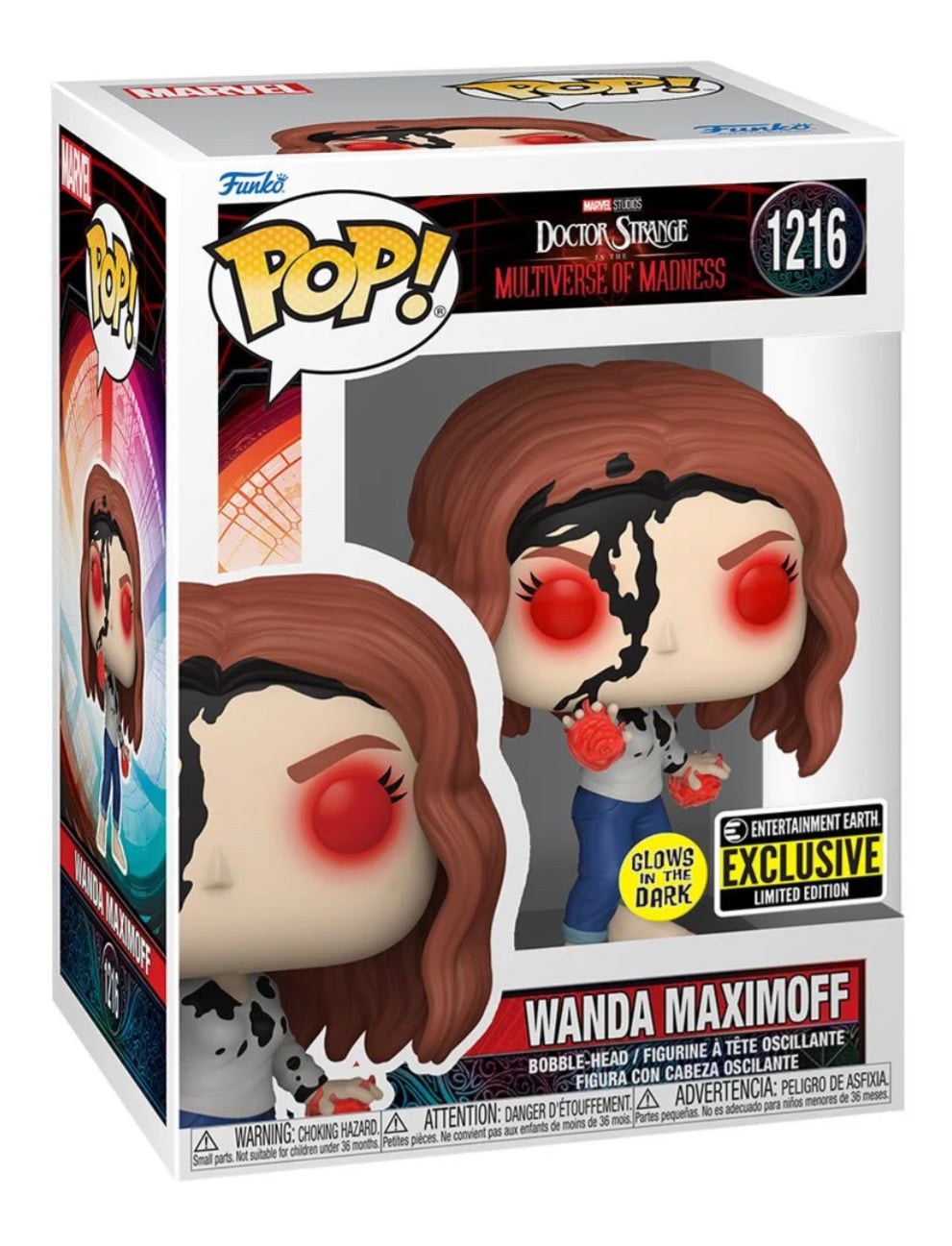 Marvel Doctor Strange earth 838 - Wanda #1216 - Exclusive Funko Pop! Vinyl Figure