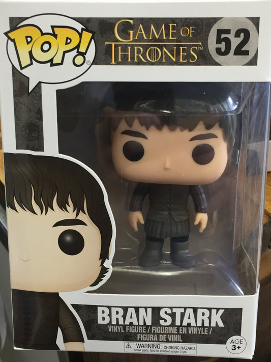 GOT Game of Thrones Bran Stark 52 Funko Pop! Vinyl Figure Television