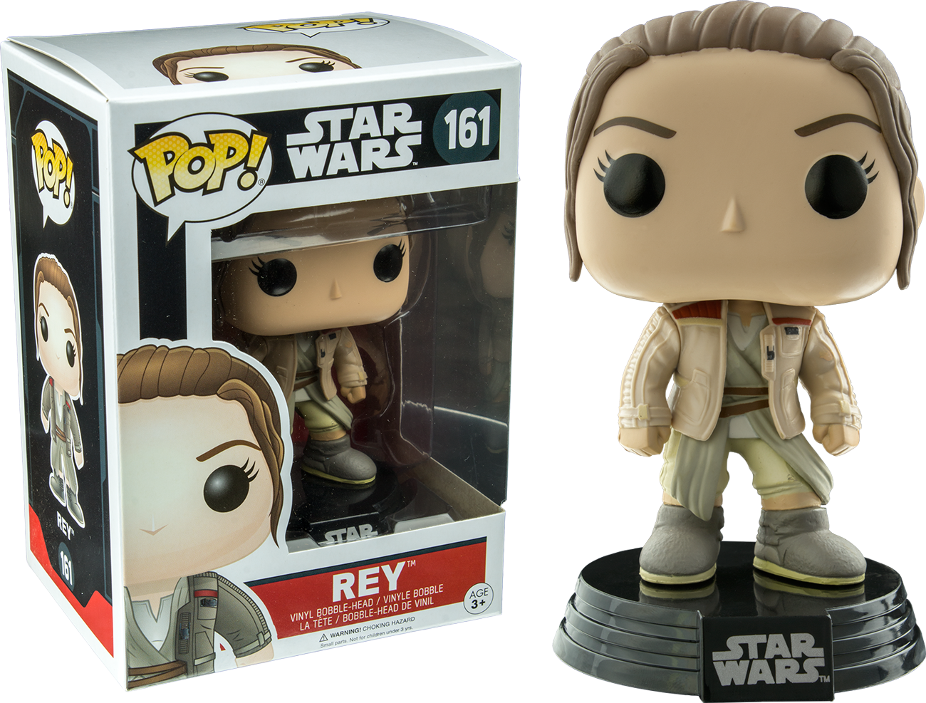 Star Wars - Rey with Jacket #161 - Funko Pop! Vinyl Figure
