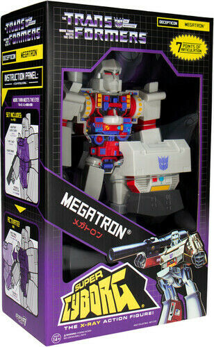 Super 7 Transformers Super Cyborg - Megatron G1 MOC ACTION FIGURE