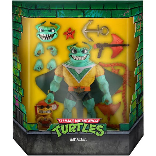 Ray Fillet - Teenage Mutant Ninja Turtles Super 7 Ultimates Action Figure