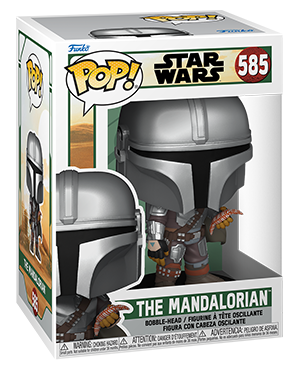 Star Wars: The Book of Boba Fett - Mandalorian w/Pouch #585 - Funko Pop! Vinyl Figure