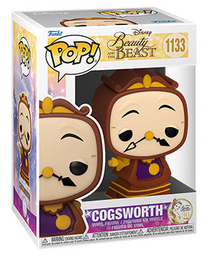 Beauty & Beast V3 - Cogsworth #1133 - Funko Pop! Vinyl Figure Disney