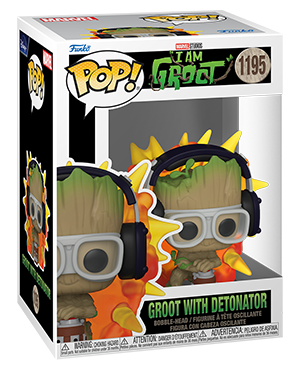 Marvel IAG - Groot with Detonator #1195 - Funko Pop! Vinyl Figure