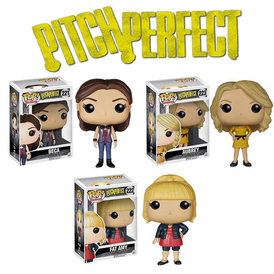 Pitch Perfect set of 3 Funko Pop! Vinyl figures retired STORE